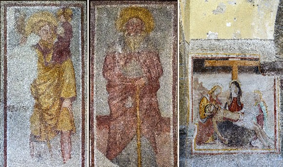 3 fresques de l'église Saint-Marcellin, Névache