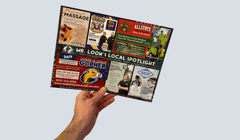 mr loons local spotlight minneapolis minnesota community postcard