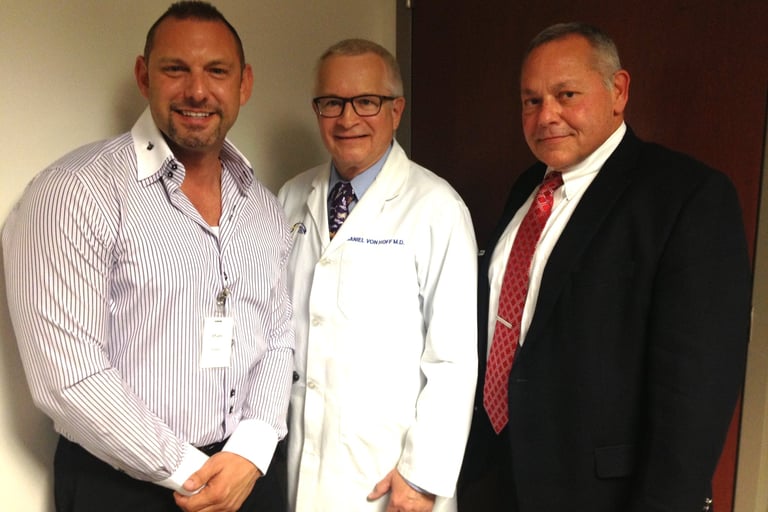 Derek Vest Fort Myers Florida CEO with Dr. Daniel Von Hoff