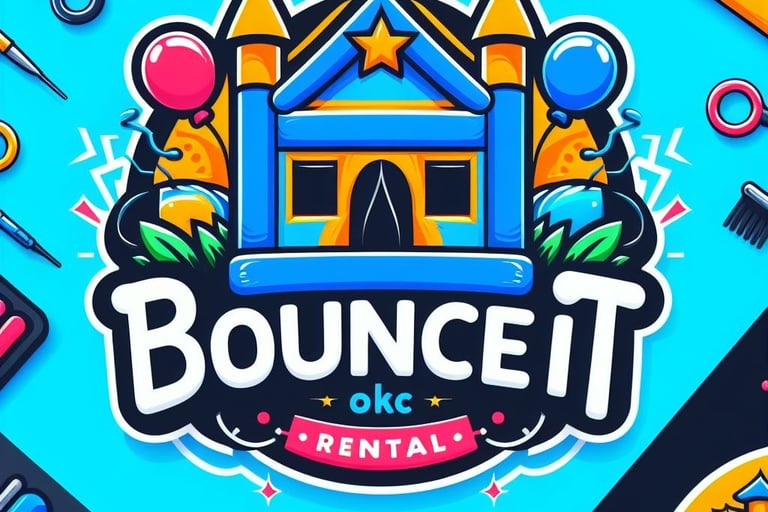 bounce it okc logo bounce house rentals okc 