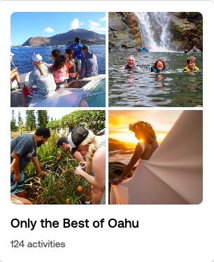 Best of Oahu Activities. Book yours today!