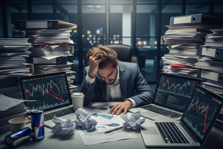Legacy business owner struggling with outdated technology and inefficient operations.
