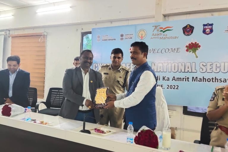 75th Azadi Ka Amrit Mahotsav for contributions to cyber safety and national security 17 June 2022,