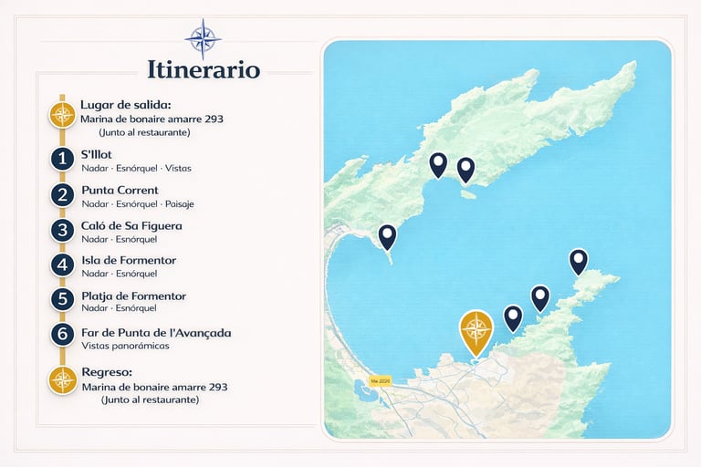 Excursión en barco con paradas para nadar en calas escondidas