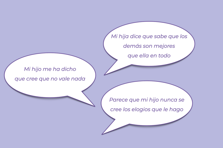 Parece que mi hijo nunca se cree los elogios que le hago
