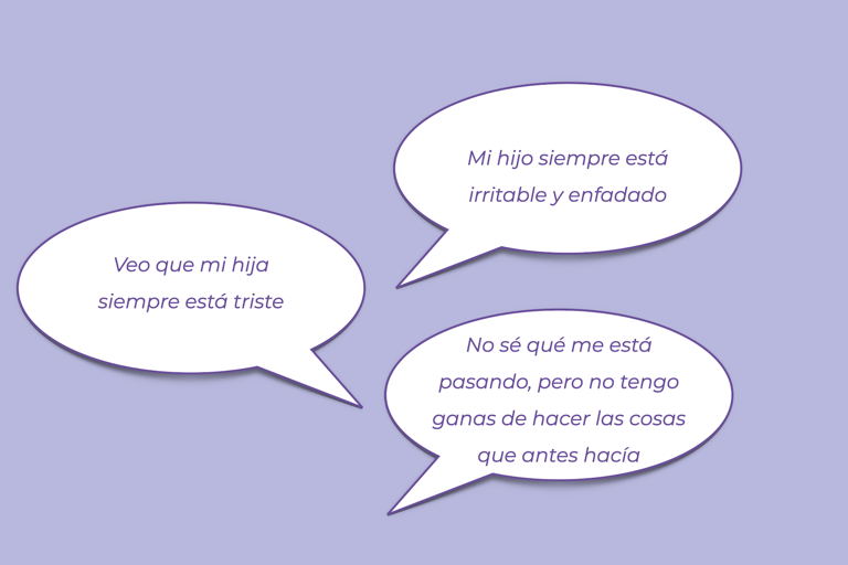Veo que mi hija siempre está triste