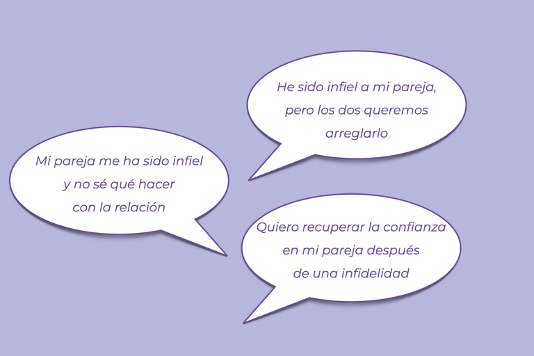 Quiero recuperar la confianza en mi pareja después de una infidelidad