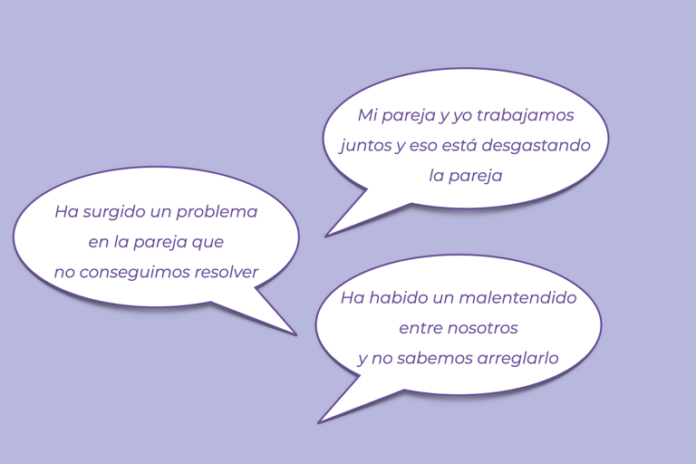Ha surgido un problema en la pareja que no conseguimos resolver