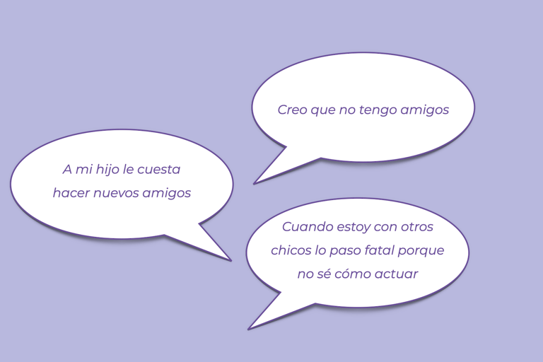 Cuando estoy con otros chicos, lo paso fatal porque no sé cómo actuar