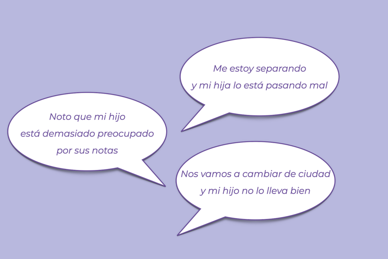 Me estoy separando y mi hija lo está pasando mal