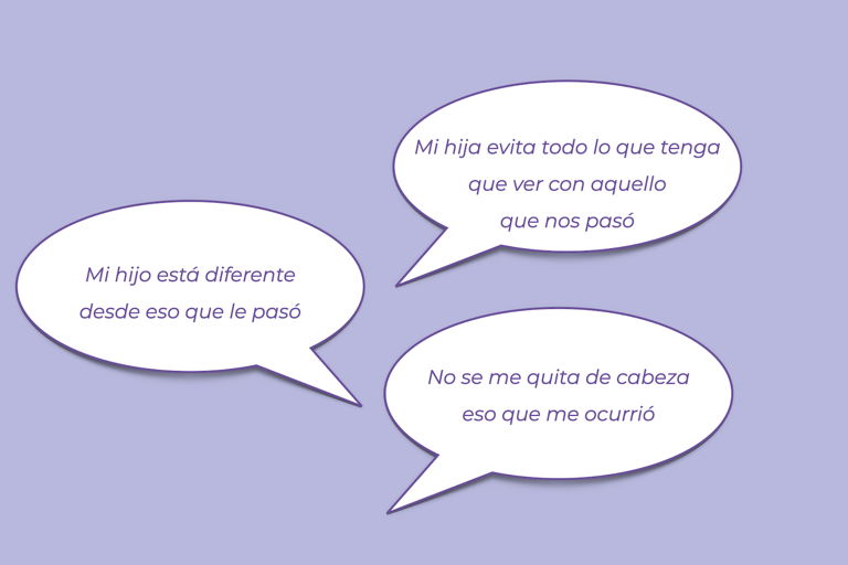 Mi hijo está diferente desde eso que le pasó
