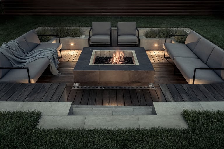 Fire pit Marbella 2 - landscaping Marbella