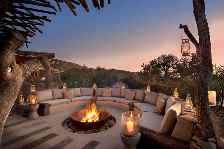 Fire pit Marbella 1 - landscaping Marbella