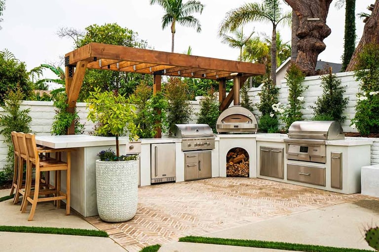 Outdoor kitchen Marbella - landscaping Marbella