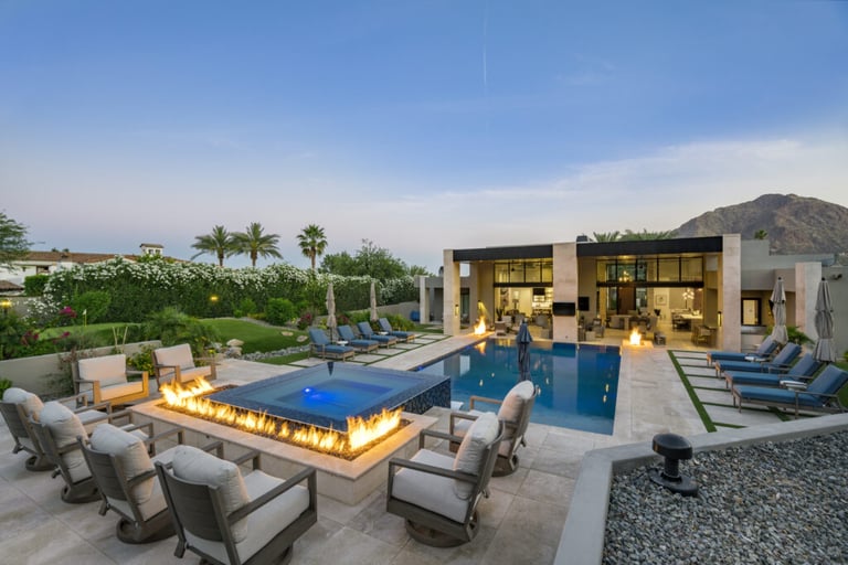Pool environment design Marbella 1 - landscaping Marbella