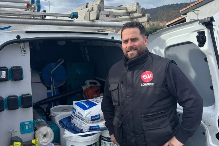 Rénovation toiture tuiles canal par GV Couvreur artisan couvreur Drôme et Ardèche