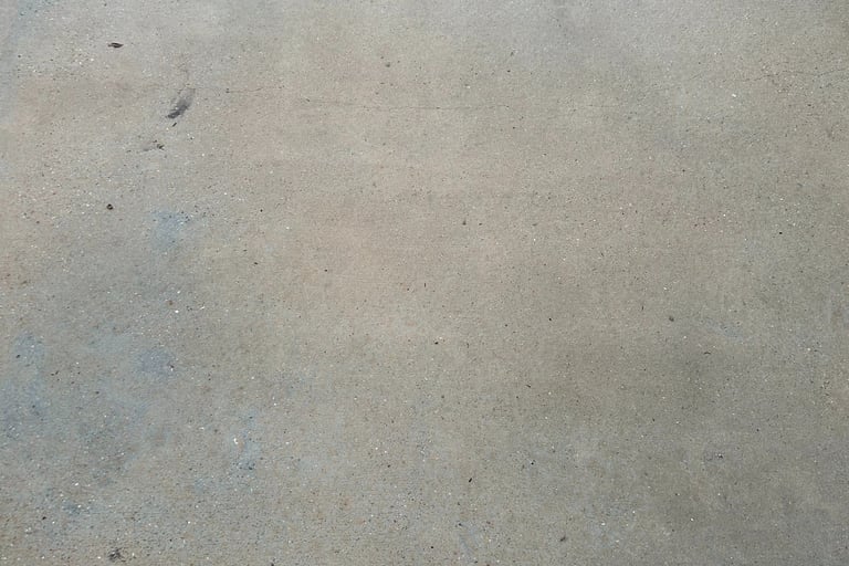 Driveway after pressure washing