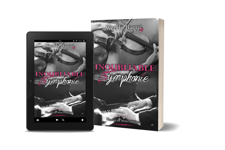 Mockup Inoubliable symphonie, de Wendy Baqué.