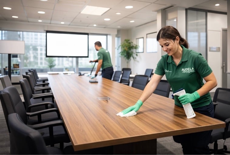 nettoyage bureaux et locaux professionnels à Rennes - Audelà Services