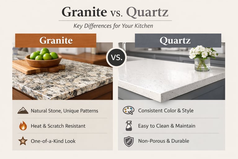 Granite-Quartz-Diferences