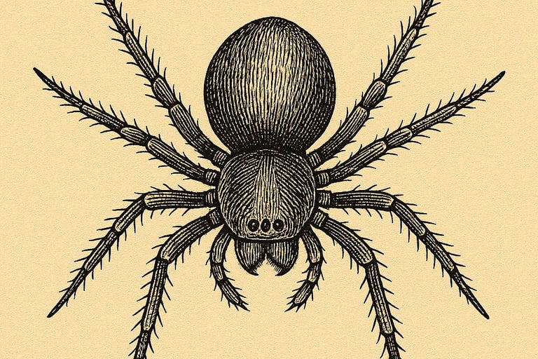 Image of a spider which Treat Pest Control Service takes care of