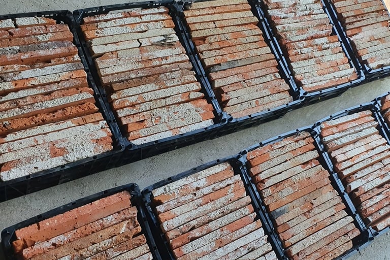 plytų pjovimas pjaustymas, klinkerio plytelės