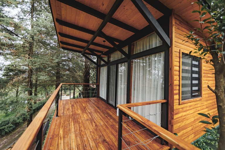 Chalets en el bosque