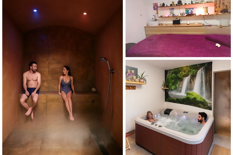 Hammam et spa privatif, salle de massage Energy Terre Happy à Lherm
