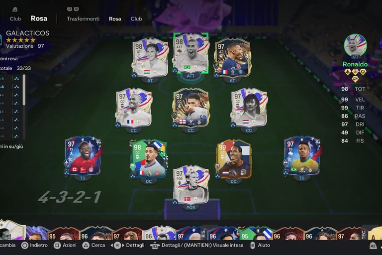 squadra del gioco ea sports fc
