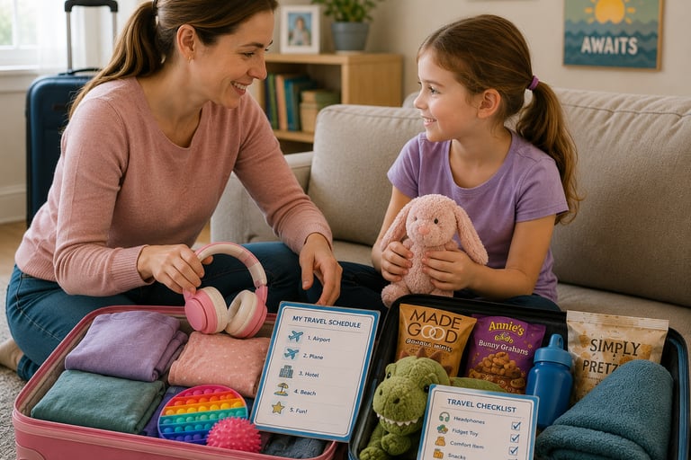 travel anxiety neurodiverse kids