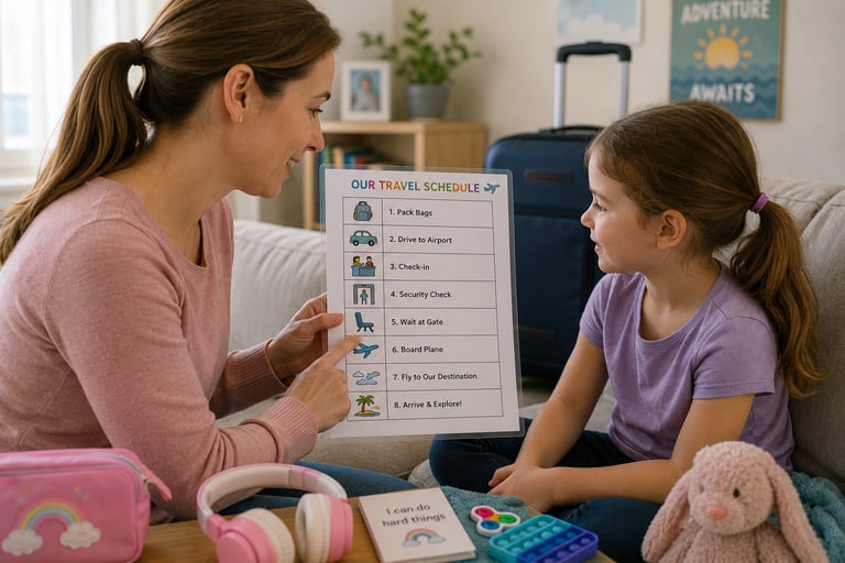 travel anxiety neurodiverse kids