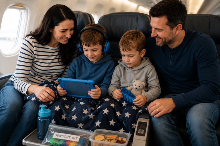Managing flight anxiety for autistic children