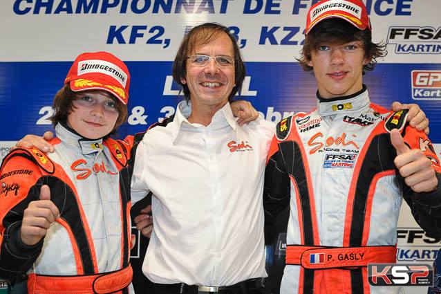Gasly and LeClerc