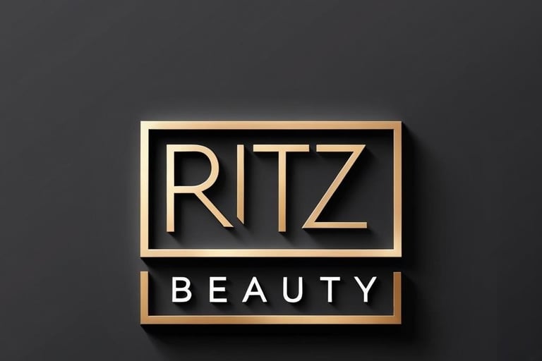 Ritz Beauty Logo Rose Gold