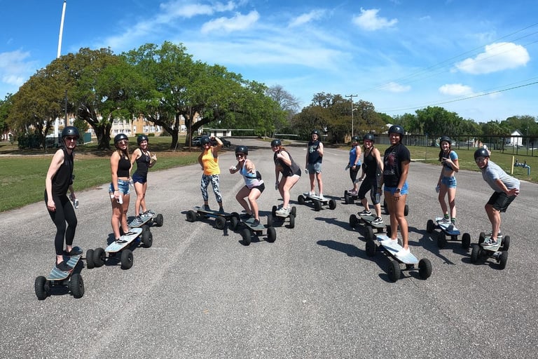 family fun street skateboarders 