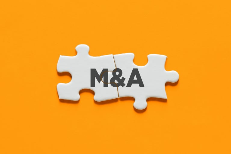 Puzzle Piece labelled "M & A"