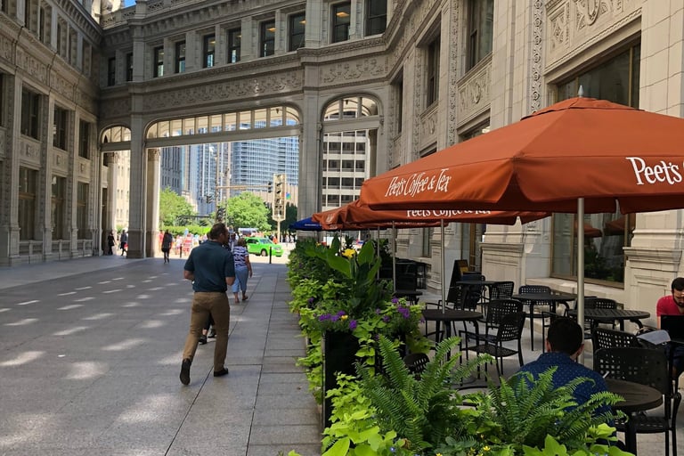 Peets Coffee a taste of California Bezerkely in Chicago