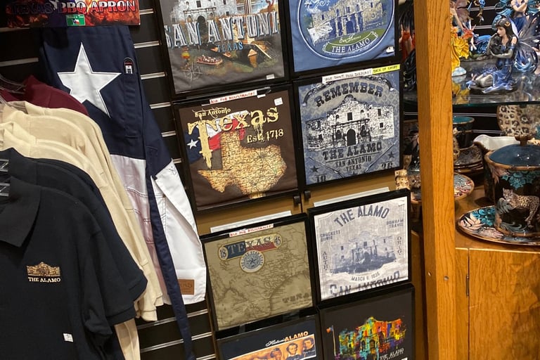 Souvenir shopping in San Antonio Texas