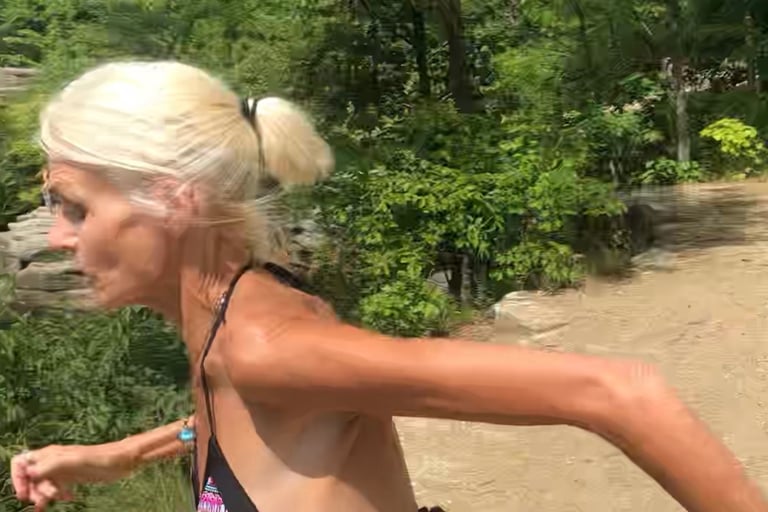 Sending it at the Ledges in Ohio