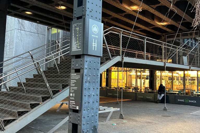 Entrance of the High Line
