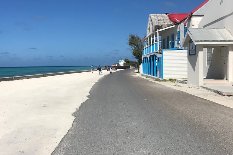 Long Stretches of empty beaches at Cockburn Town