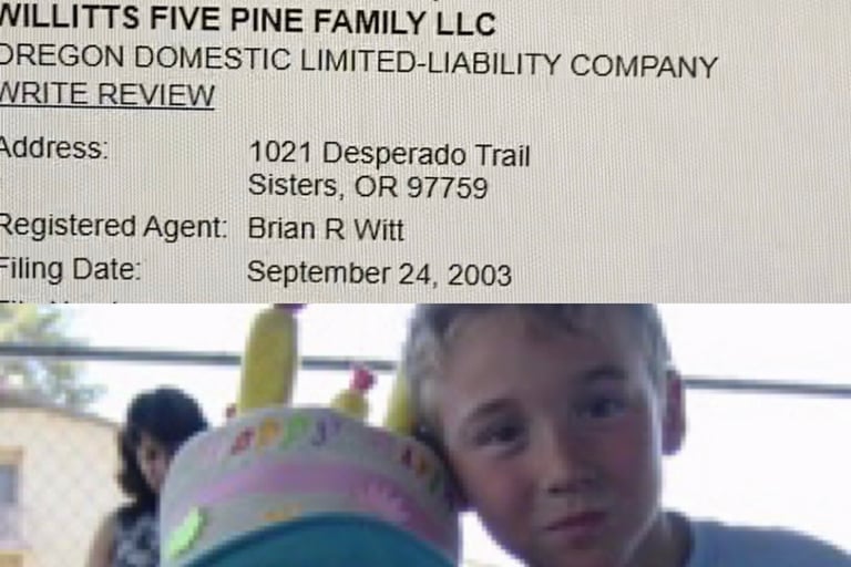 Brian Witt invested in the Michael and Shannon Falk Marriage trust