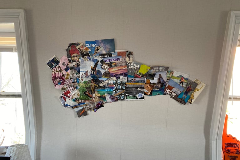 Pre Pandemic New York Vision Board