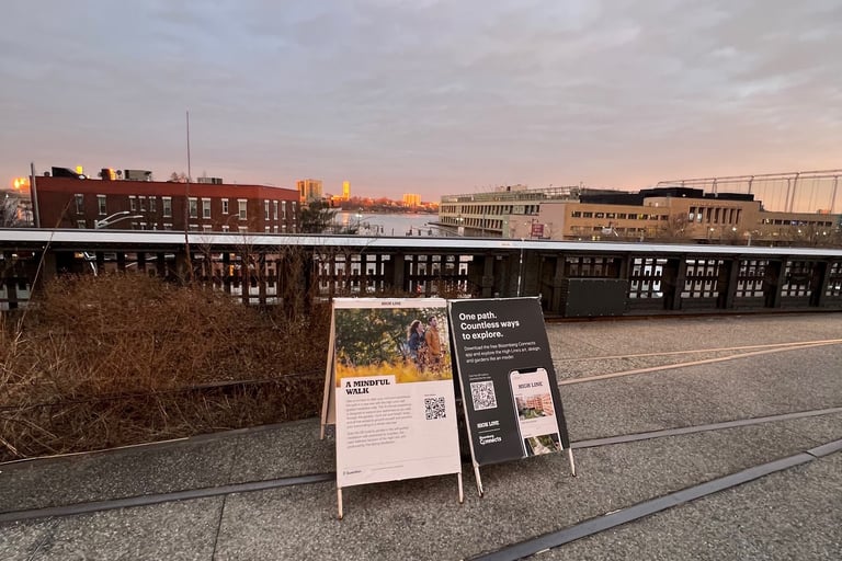 Sunrise on NYC's High Line