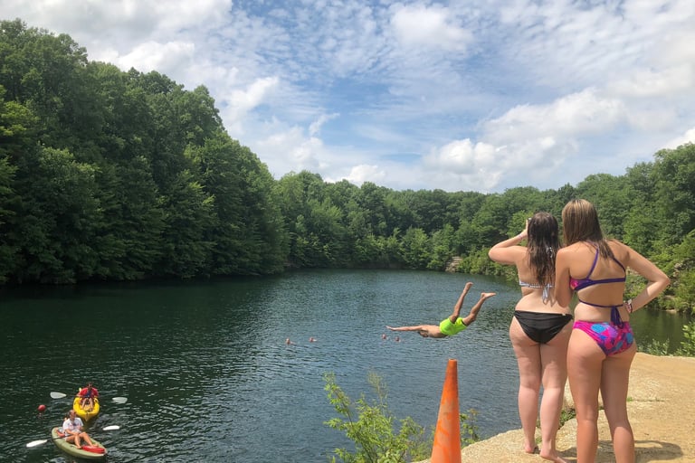#Sendit Freestyle Cliff Jumping Ohio