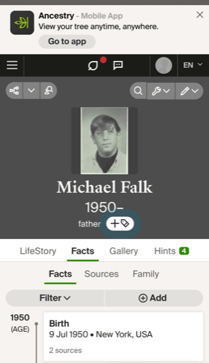 Michael Falk Born July 9, 1950