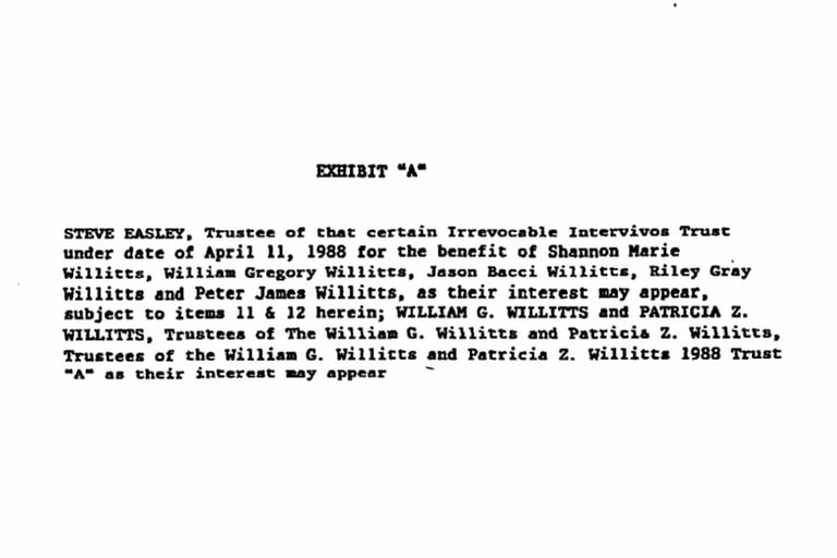 The Bill and Patricia Willitts Cycle of Abuse