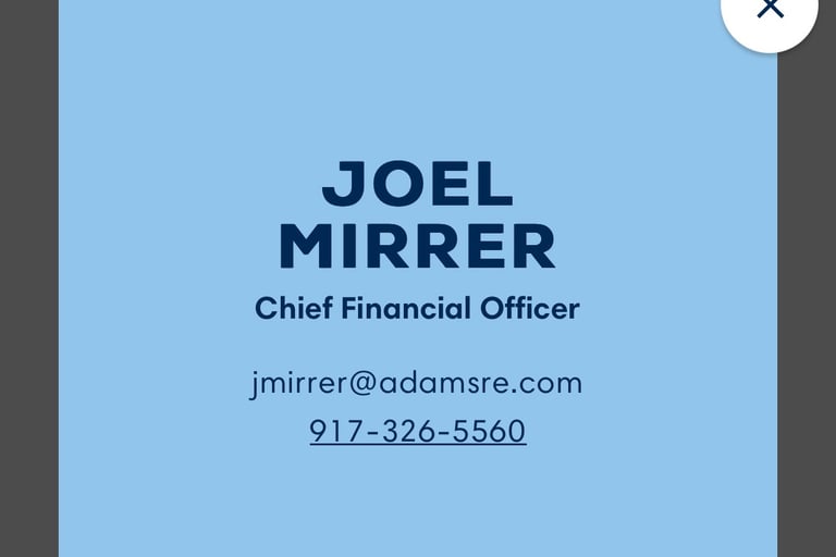 Joel Mirrer Adams CFO likes to commit identity theft