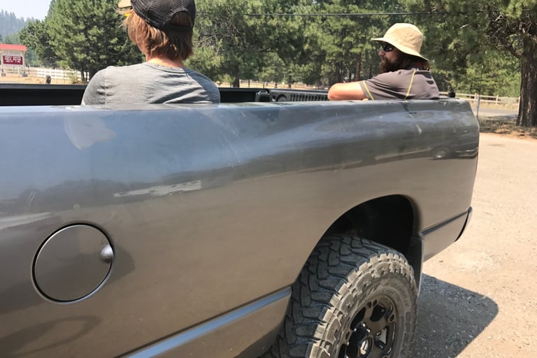 PCT Pacific Crest Trail hikers old Town California