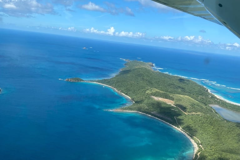 Hopper flight from Ceiba to Culebra Puerto Rico